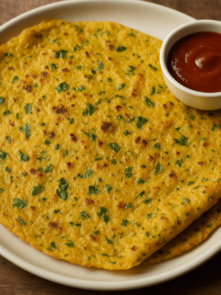 Moong dal chilla