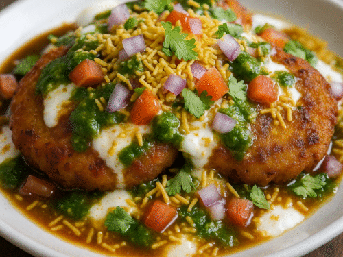 Aloo Tikki Chaat